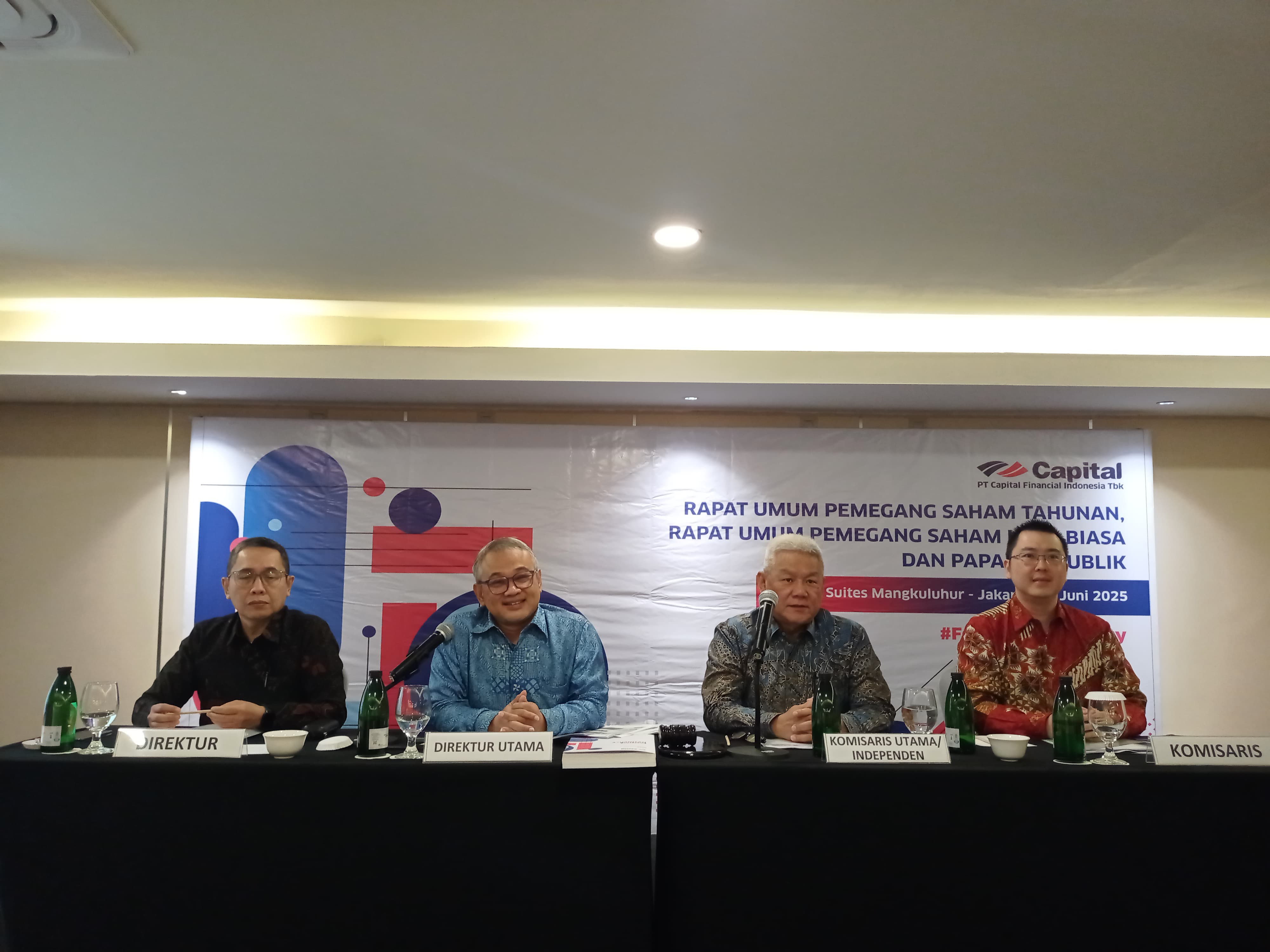 Public Expose PT Capital Financial Indonesia Tbk (CASA) yang digelar di Jakarta, Rabu (25/6/2025). Dok. Ist. Tahun 2025, CASA Optimis Capai Pertumbuhan Pendapatan Rp7,87 Triliun