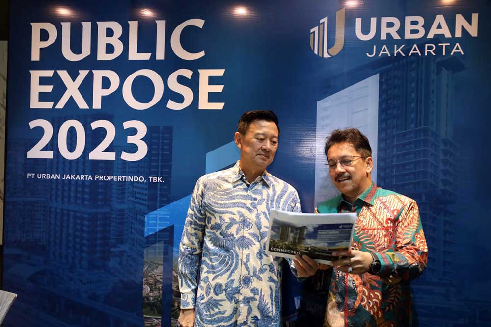 Pengurus Urban Jakarta pada Publix expose 2023 di Jakarta. FOTO - ISTIMEWA Kuartal I-2025, Laba Urban Jakarta (URBN) Drop 78,55 Persen
