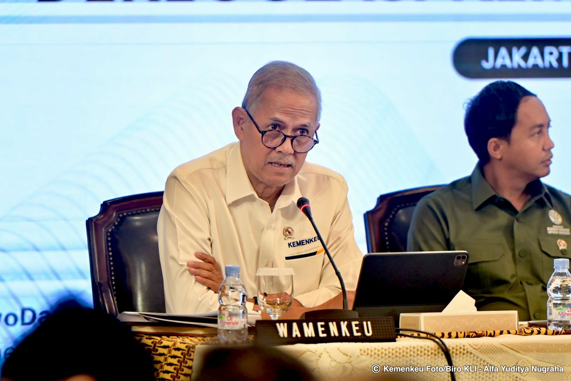 Wamenkeu Anggito Abimanyu menegaskan dukungan penuh Kementerian Keuangan (Kemenkeu) terhadap langkah deregulasi impor. (Foto: Kemenkeu) Pemerintah Percepat Deregulasi Impor, Pengawasan Jadi Lebih Efisien