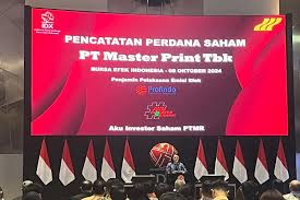 Foto saat Listing IPO PTMR. PTMR Sebut Habiskan Dana Hasil IPO Rp53,22M