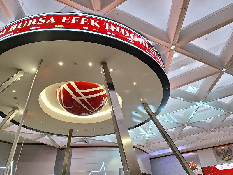 Lantai perdagangan saham di BEI. IHSG Ditutup Naik 0,52 Persen Tembus Level 6.900