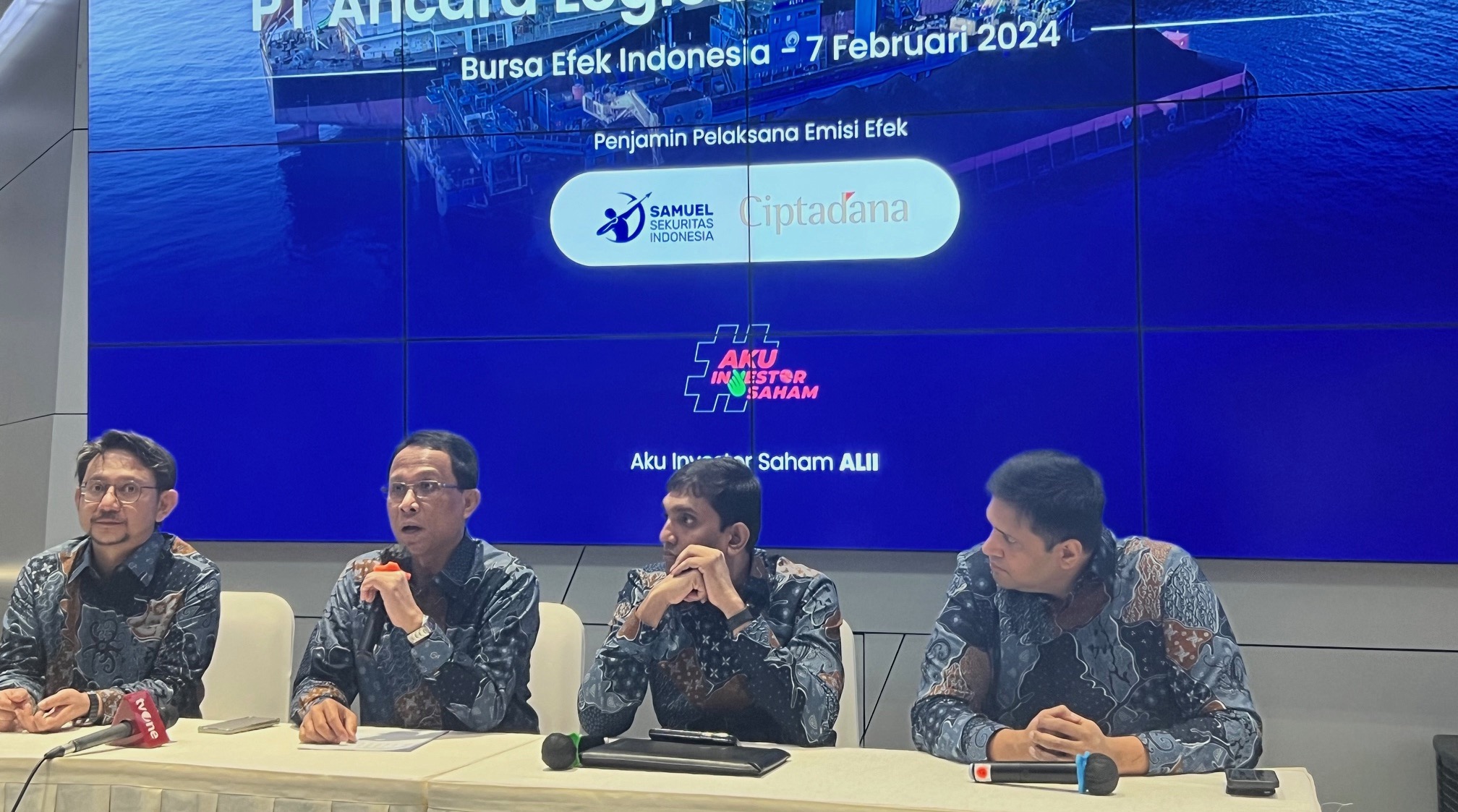 Manajemen ALII ketika menggelar paparan kinerja. Grup Bakrie (ALII) Laporkan Realisasi Dana IPO, Begini Detailnya