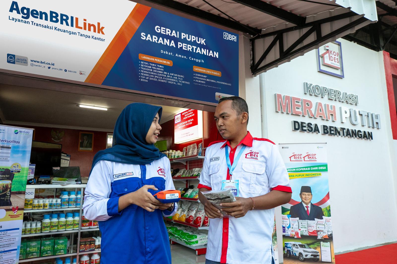 AgenBRILink menjadi salah satu mitra strategis yang berperan aktif mendukung operasional KDMP. Tercatat, hingga paruh pertama 2025, sebanyak 1,22 juta AgenBRILink telah tersebar di 67 ribu desa di seluruh Indonesia. Jaringan yang luas ini menjadi tulang punggung distribusi layanan keuangan BRI hingga ke pelosok negeri. Dok. BRI. BRI Optimistis Koperasi Merah Putih Jadi Tonggak Ekonomi Kerakyatan
