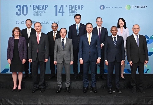 Pertemuan gubernur bank sentral negara anggota Executives' Meeting of East Asia Pacific Central Banks (EMEAP) ke-30 di Bangkok, Thailand Bank Sentral EMEAP Perkuat Sinergi Hadapi Dampak Perang Tarif