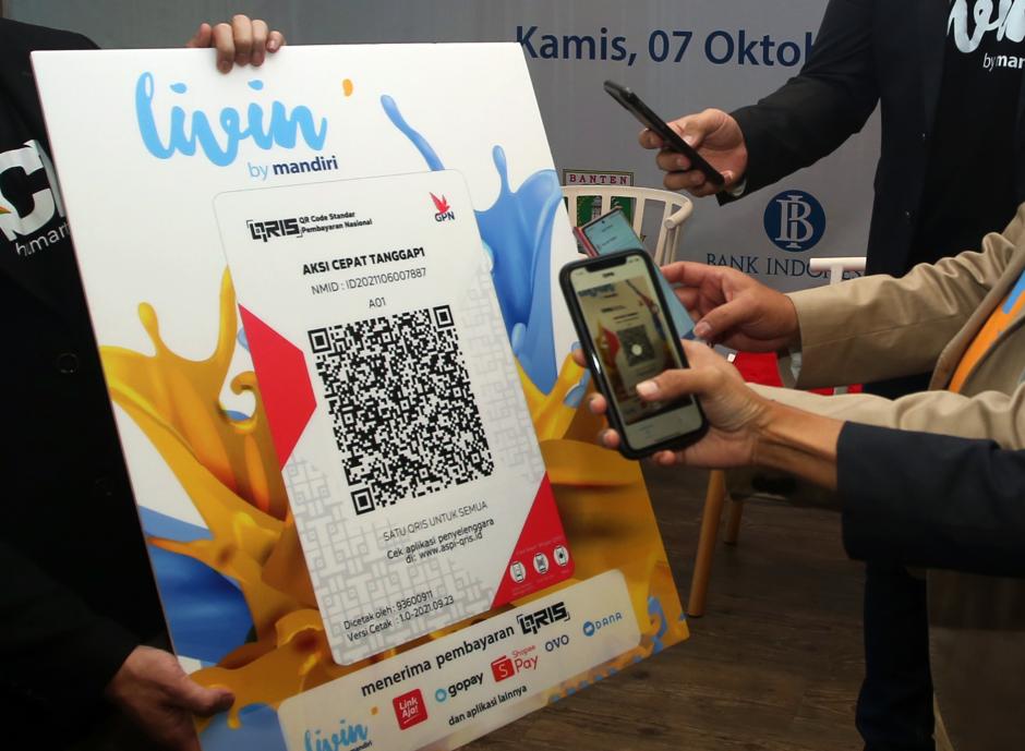 BMRI Catat Transaksi QRIS Global Livin' by Mandiri Tumbuh 3 Kali Lipat