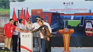 Ilustrasi peresmian pembangunan stasiun baru Jatake. Dok. Kementerian Perhubungan. Stasiun KA Warga BSD Tahap Finishing, Siap Lalui Rangkaian Uji Coba