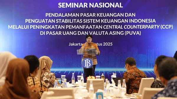 Bank Indonesia (BI) bersama Otoritas Jasa Keuangan (OJK) dan otoritas terkait terus mendorong pemanfaatan Central Counterparty (CCP) oleh pelaku pasar keuangan. BI Dorong Pemanfaatan Central Counterparty untuk Mitigasi Risiko