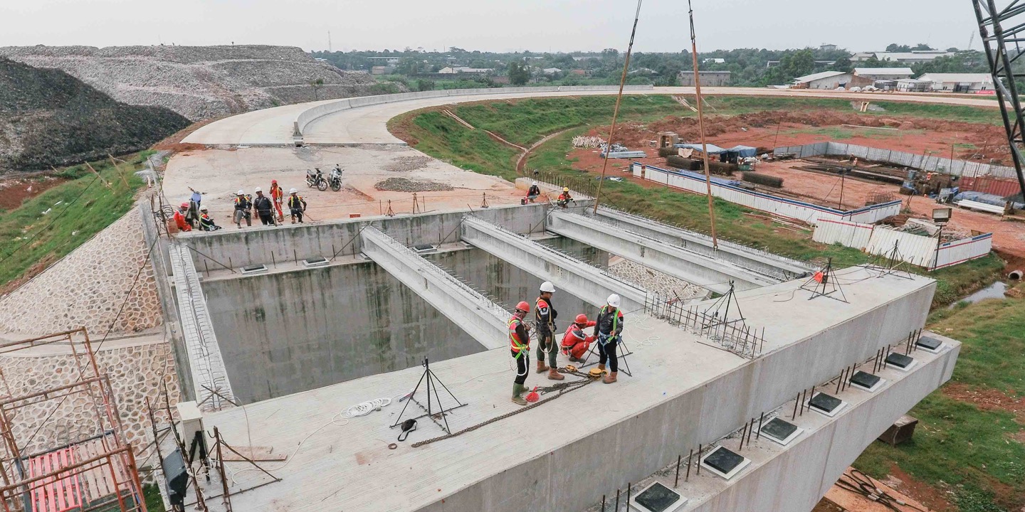 Salah satu infrastruktur jalan bebas hambatan garapan perseroan. FOTO - ISTIMEWA Grup Bakrie (BNBR) Ungkap Transaksi Jumbo