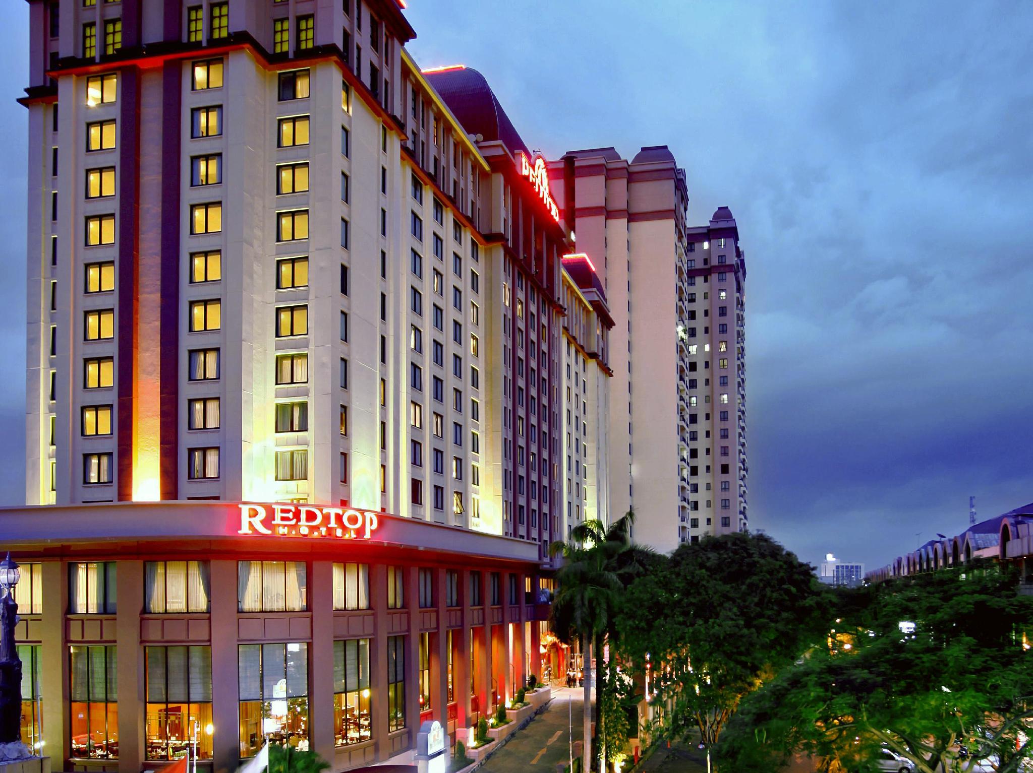 Redtop Hotel besutan Arthavest tampak dari kejauhan. FOTO - ISTIMEWA Laba Lenyap! Medio 2025 ARTA Boncos 825 Persen