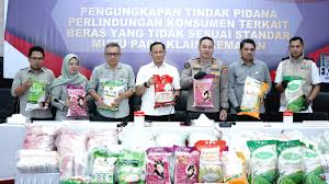 Ilustrasi penanganan kasus beras tidak sesuai standar mutu. Dok. Polri. Kasus Beras tak Sesuai Standar Mutu, Polri Tetapkan 28 Tersangka