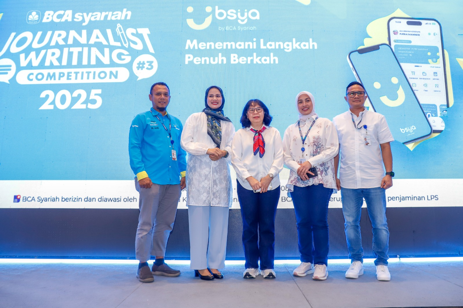 Pengurus BCA Syariah dalam peluncuran program jurnalis writing competition 2025. FOTO - ISTIMEWA Perkuat Literasi Keuangan, Ini Tindakan Nyata BCA Syariah