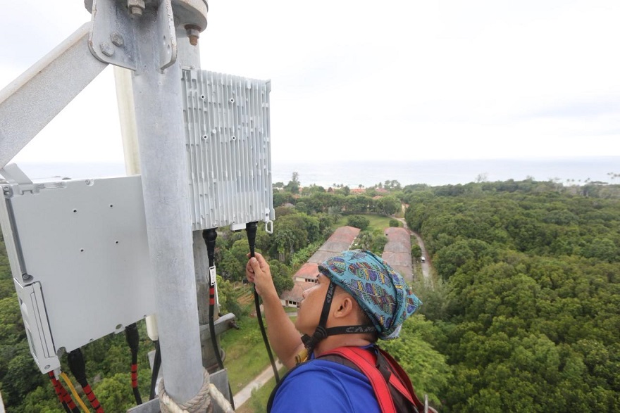 Salah satu menara telekomunikasi milik EXCL XLSMART (EXCL) Raup Pendapatan Rp10,5T, Tumbuh 22 Persen di Kuartal II