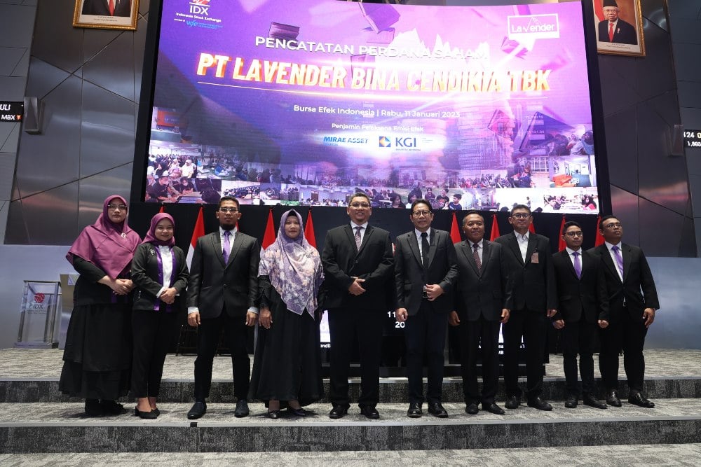 Foto manajemen PT Lavender Bina Candika Tbk. (BMBL). Sentra Investa Buang Satu Juta Saham BMBL di FCA, Buat Apa?