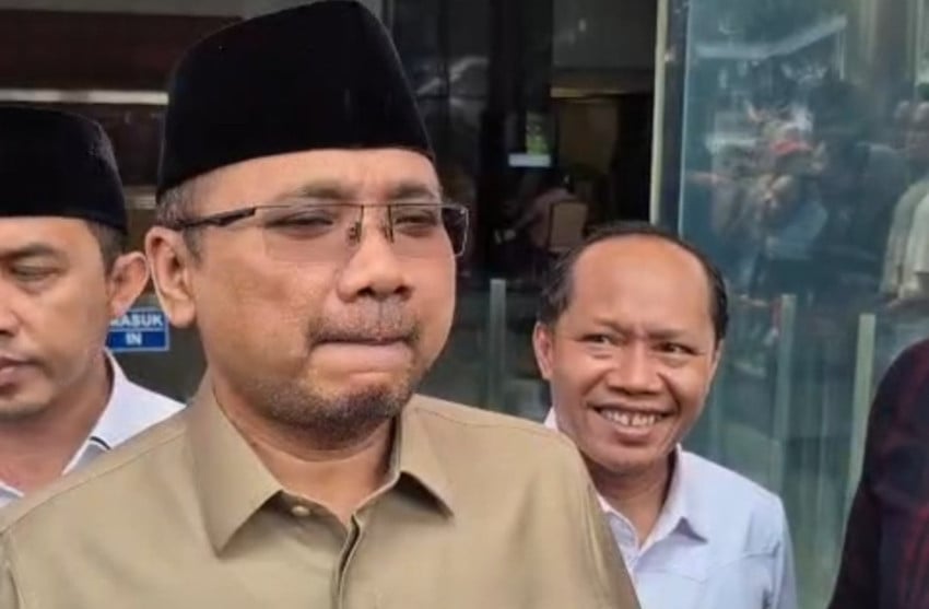 Yaqut Cholil Qoumas. dok. SINDOnews. Penuhi Panggilan KPK, Gus Yaqut Jalani Pemeriksaan Kasus Kuota Haji