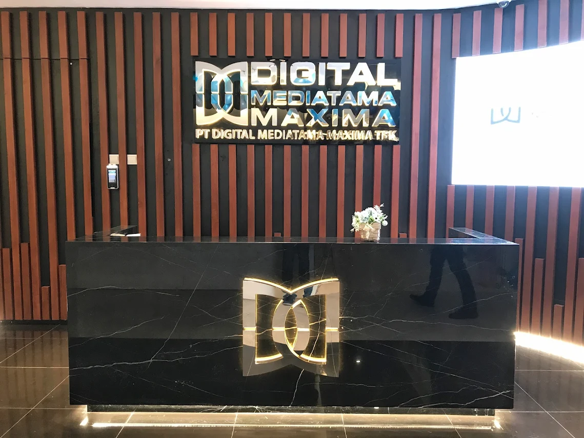Potret lobby perusahaan PT Digital Mediatama Maxima Tbk. (DMMX). FOTO - Doc. DMMX DMMX Ungkap Langkah Baru Dukung Bisnis