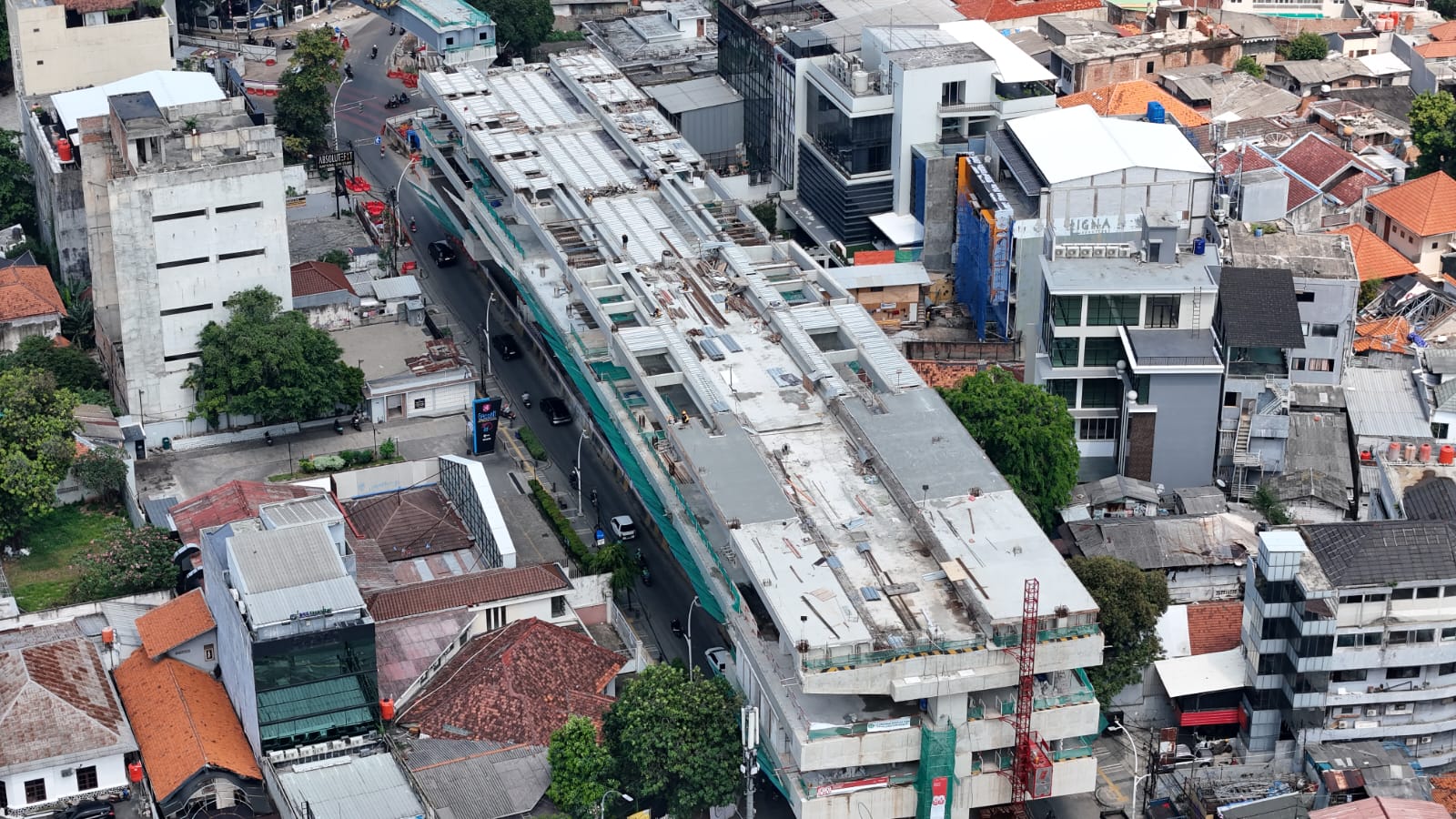 Waskita Karya terus mengakselerasi pembangunan LRT Jakarta Fase 1B Rute Velodrome-Manggarai. FOTO - ISTIMEWA Capai 67,12 Persen, WSKT Kebut Proyek LRT Velodrome-Manggarai