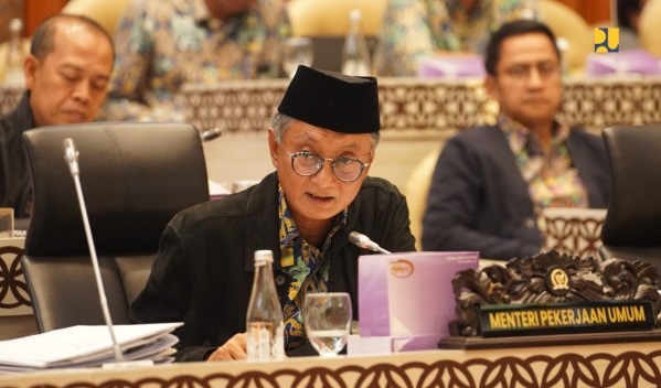Menteri Pekerjaan Umum (PU), Dody Hanggodo, dalam sebuah rapat dengan DPR-RI.(Foto: Dok) PU Dapat Tambahan Pagu Rp47,64 Triliun, Ini Rencana Alokasinya