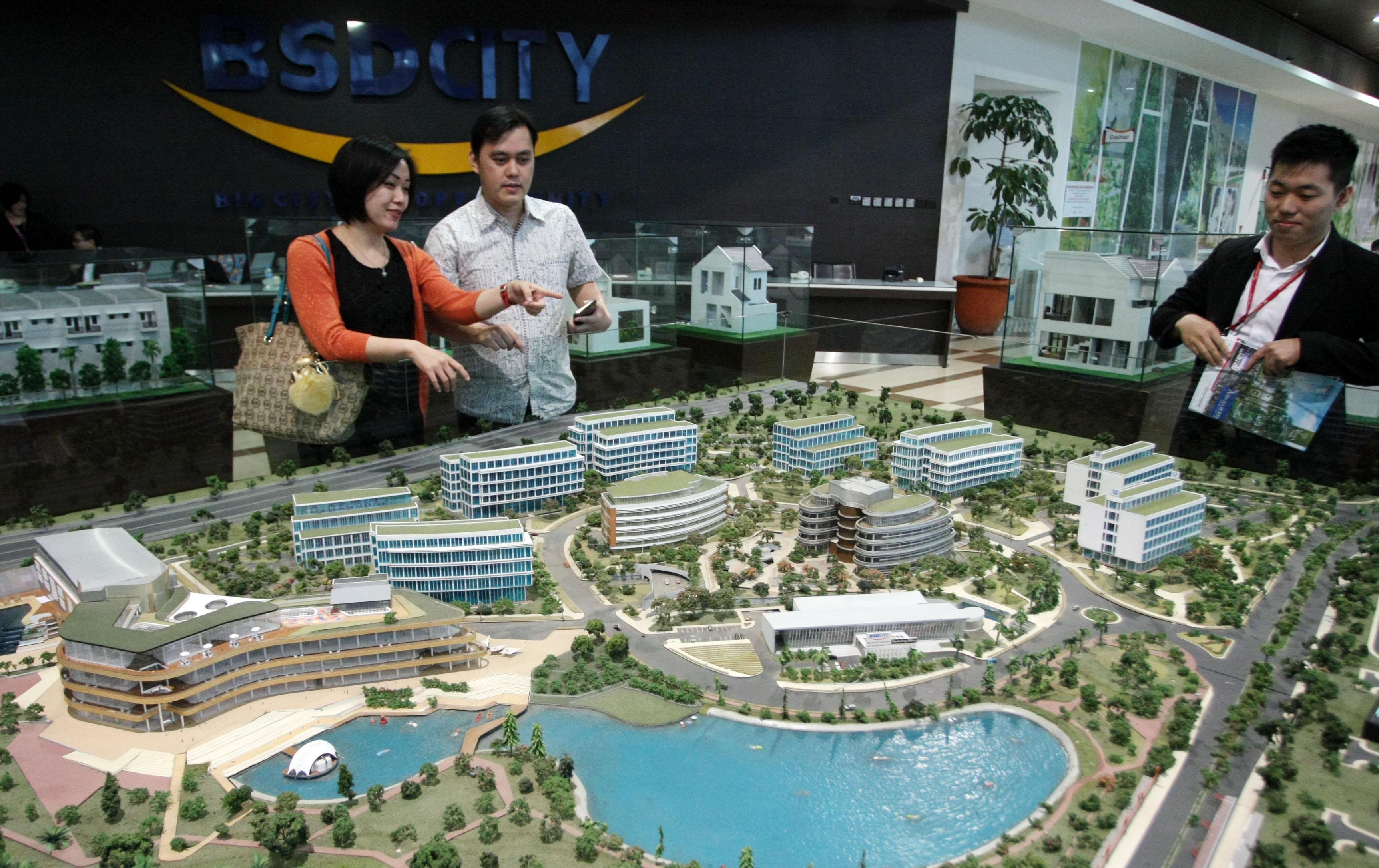 Potret karikatur proyek BSD City oleh emiten BSDE. FOTO - ISTIMEWA Grup Sinarmas (BSDE) Rilis Surat Utang Jumbo Rp3T