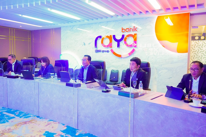 Manajemen Bank Raya ketika menggelar PE LIVE 2025 di Jakarta Selasa (9/9). Bank Raya (AGRO) Yakin Kinerja Bakal Nanjak, Ini Faktornya