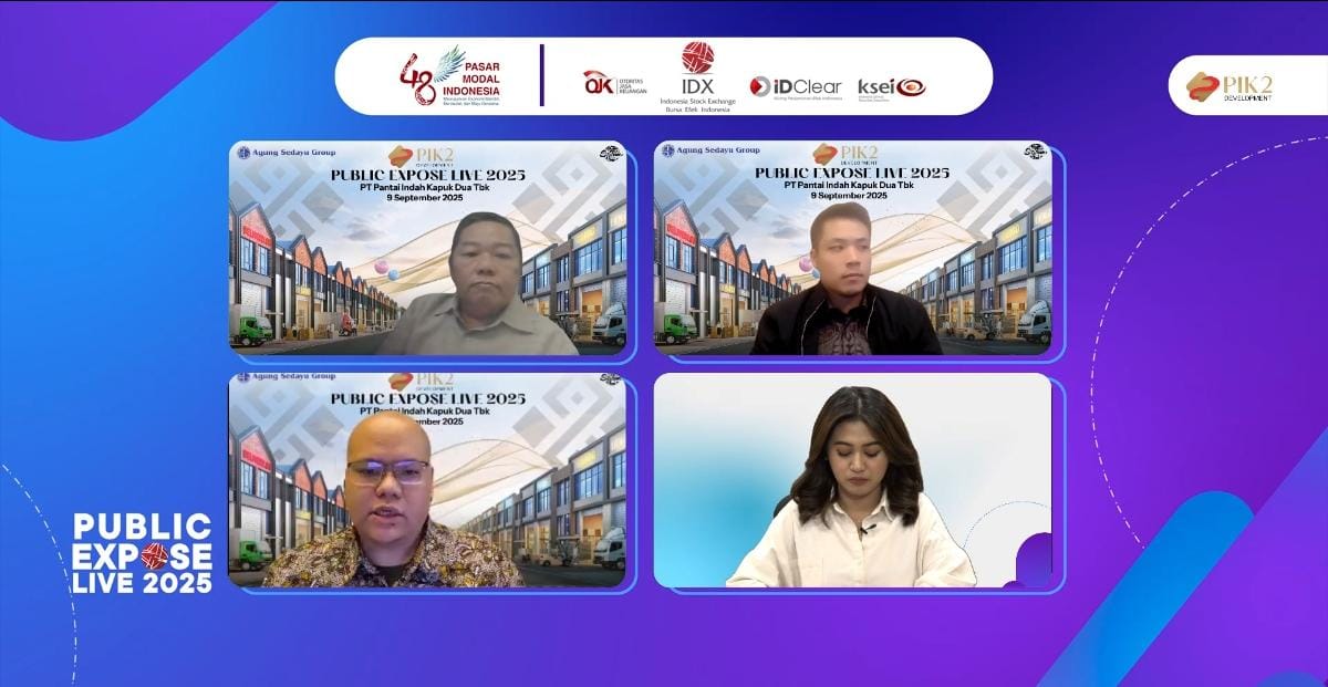 Manajemen PT Pantai Indah Kapuk Dua Tbk. (PANI) Pada PE LIVE 2025 Selasa (9/9). Emiten Aguan-Salim (PANI) Incar Marketing Sales Rp5,3T Tahun Ini