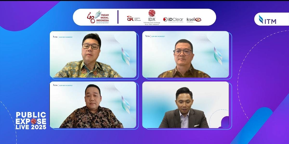 Potret Manajemen PT Indo Tambangraya Megah Tbk. (ITMG) pada PE LIVE 2025. ITMG Optimistis Capai Target Produksi Tahun Ini