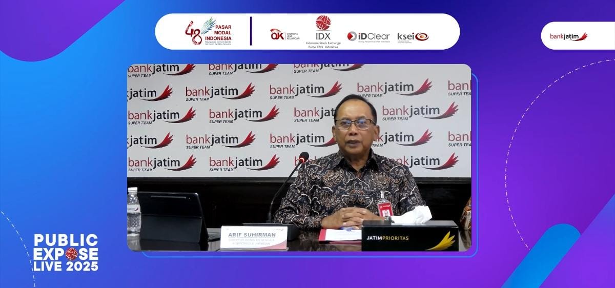 Potret Manajemen PT Bank Pembangunan Daerah Jawa Timur Tbk (Bank Jatim, BJTM) pada PE LIVE 2025. Bank Jatim (BJTM) Fokus Genjot Ekosistem Digital dan Perluas KUB