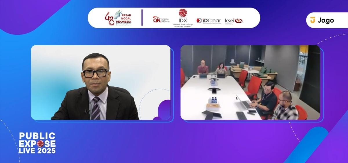 Tangkapan layar Public Expose Live 2025 Bank Jago (ARTO) pada Kamis (11/9). Bank Jago (ARTO) Pasang Strategi Dongkrak DPK dan Kredit