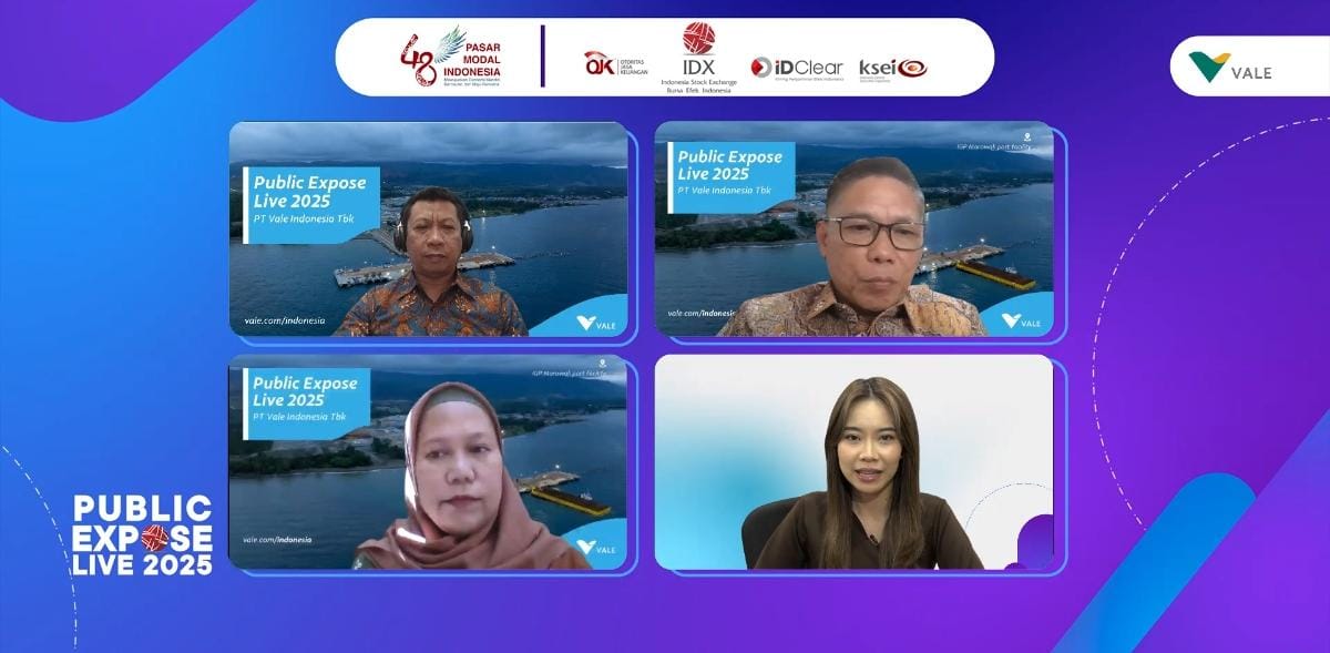 Potret Manajemen PT Vale Indonesia Tbk. (INCO) pada PE LIVE 2025. Vale (INCO) Kebut Target 71 Ribu Ton Nikel di 2025