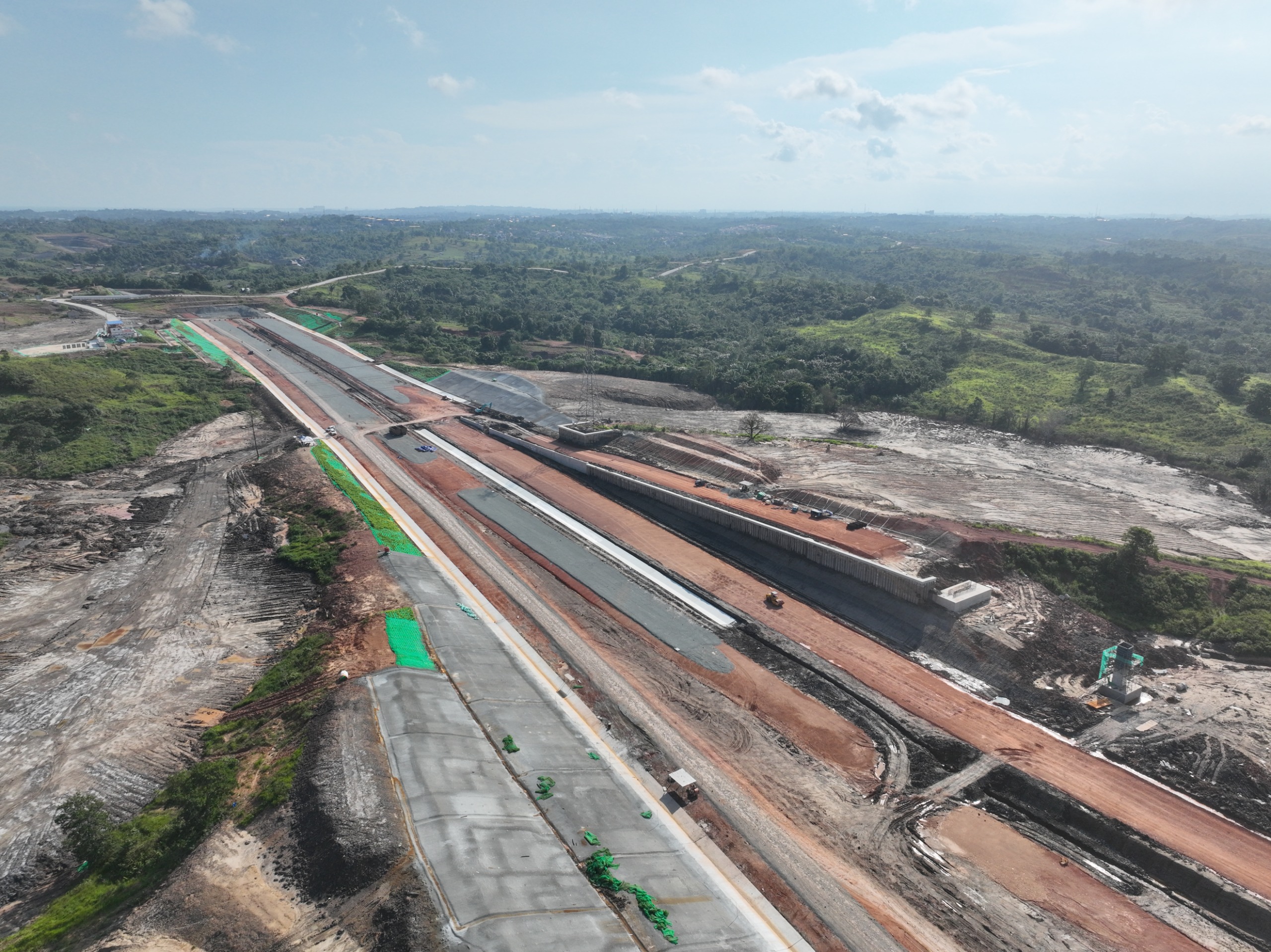 Jalan Tol IKN Seksi 1B Segmen Bandara Sepinggan –Tol Balsam, PTPP mencatatkan progres signifikan dengan realisasi 16,43% Update Jalan Tol IKN Seksi 1B Segmen Bandara Sepinggan-Tol Balsam