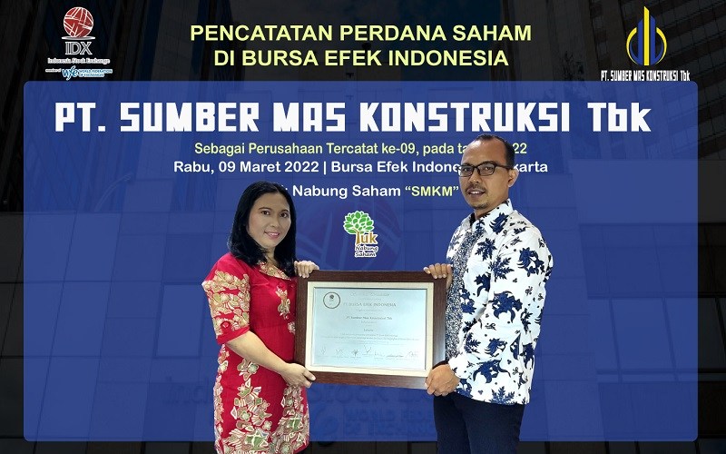 Manajemen SMKM ketika mencatatkan sahamnya di BEI. SMKM Ungkap Investor Singapura Bakal Jadi Pengendali Baru
