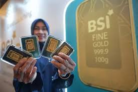 PT Bank Syariah Indonesia Tbk. (BRIS) mencatat outstanding layanan cicil emas mencapai Rp9,1 triliun pada triwulan II 2025. Dok. BSI. Investor Daily. Masih Jadi Andalan, Layanan Cicil Emas BSI (BRIS) Capai Rp9 Triliun