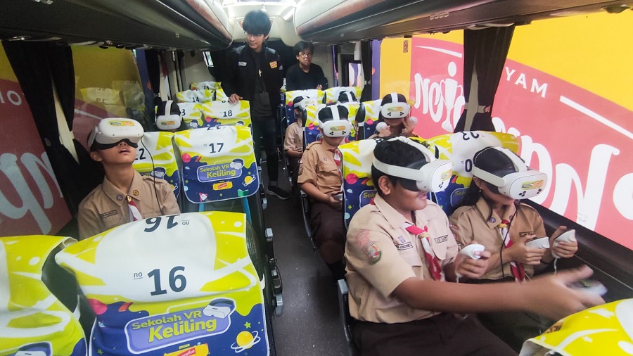WIR Group (WIRG) Hadirkan Sekolah VR Keliling Bareng Mayora