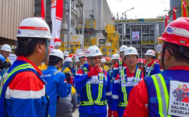 RDMP Balikpapan ditargetkan akan memulai uji coba operasi di salah satu unit baru yaitu Residual Fuel Catalytic Cracking (RFCC). Dengan proyek tersebut, Pertamina menargetkan total kapasitas pengolahan kilang naik menjadi 1,16 juta barel per hari.(Foto: Dok) Segera Uji Coba, RDMP Balikpapan Dongkrak Produksi Jadi 1,16 Juta BPH