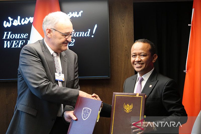 Menteri Bahlil Tanda Tangani Perpanjangan Perjanjian Perdagangan & Investasi dengan Swiss