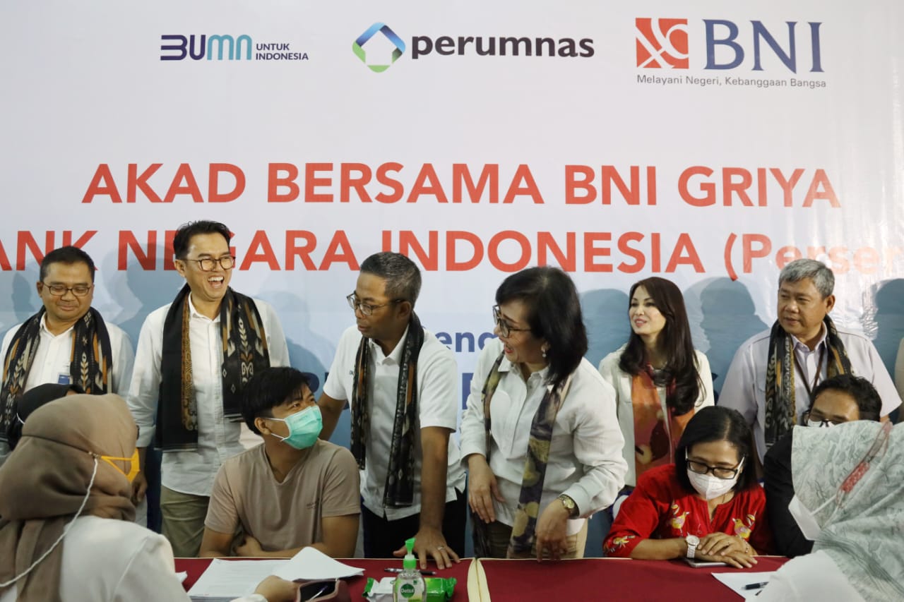 BNI Griya Gelar Akad Massal Bersama Perumnas