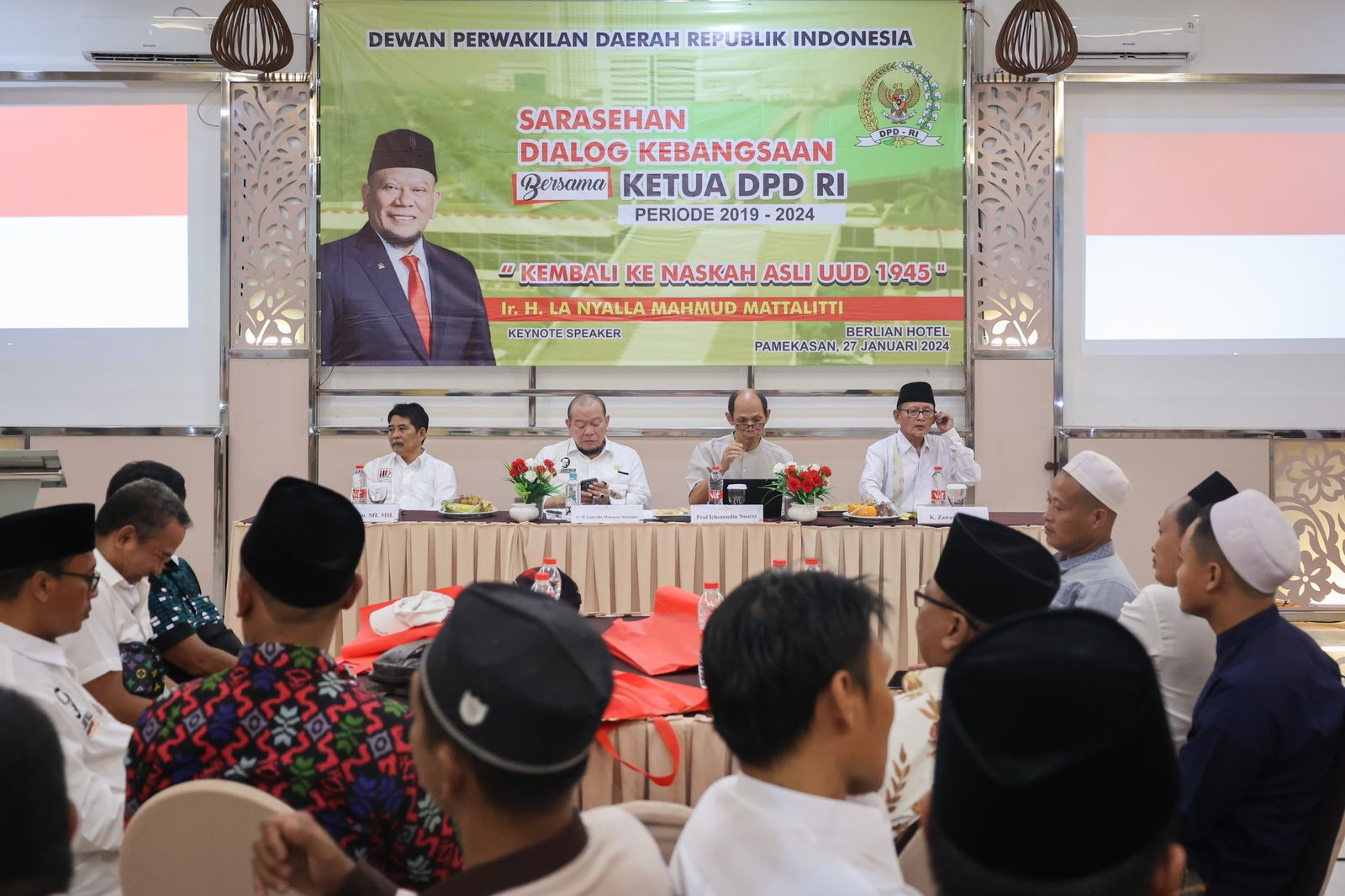 Masyarakat Madura Beri Mandat Ketua DPD RI untuk Kembalikan UUD 1945 Naskah Asli