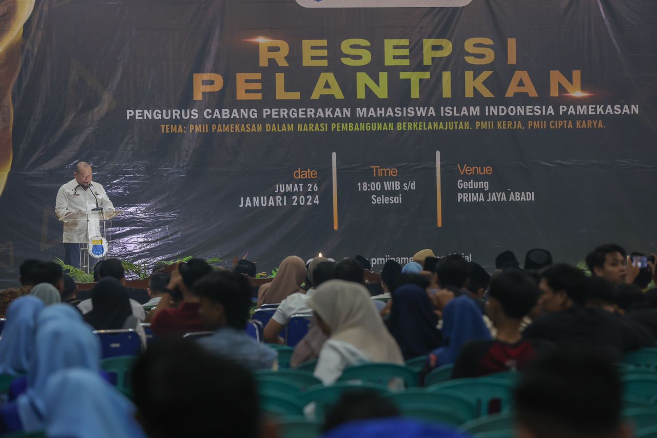 Ketua DPD RI Bangun Kesadaran Kritis Kader PMII tentang Pembangunan Berkelanjutan