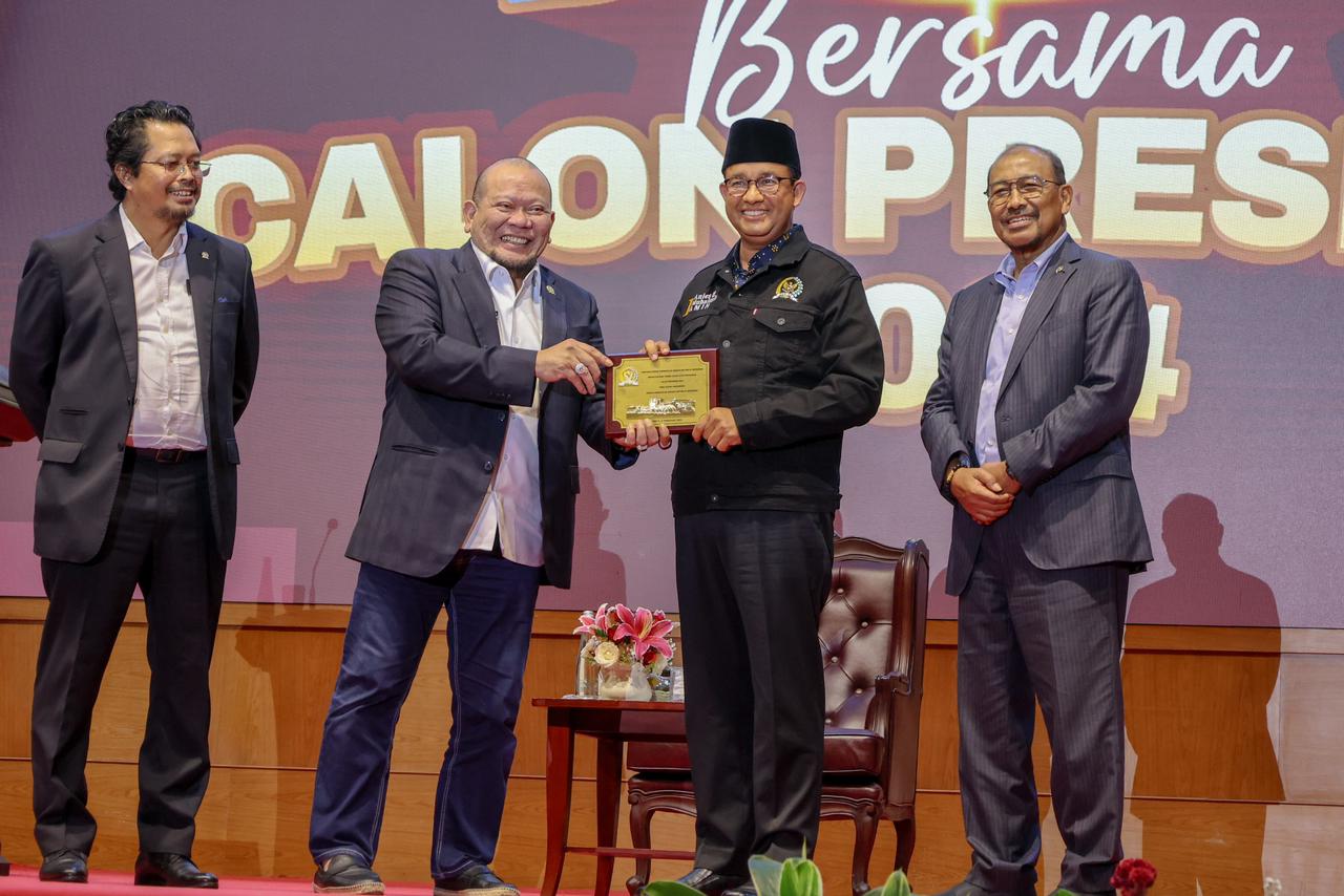 Diuji 8 Isu Penting oleh DPD RI, Anies Jabarkan Konsep Indonesia Adil Makmur untuk Semua