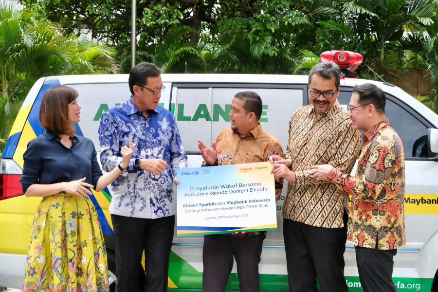 Kemitraan Allianz Syariah-Maybank Indonesia, Wakaf Bersama Ambulans