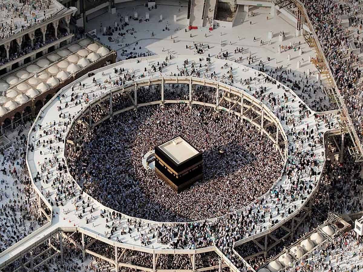 Penampakan Mataf masjidil Haram usai direnovasi Waskita Karya. FOTO - ISTIMEWA Renovasi Tuntas, Mataf Masjidil Haram Tampung Ratusan Ribu Jemaah Haji