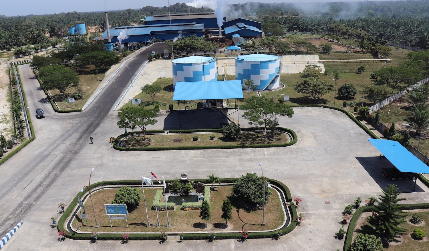 Seorang petugas tengah mengoperasikan mesin untuk mengolah tandan buah segar Kelapa Sawit. FOTO - ISTIMEWA Besok! STA Resources (STAA) Buru Restu Buyback Rp200 Miliar