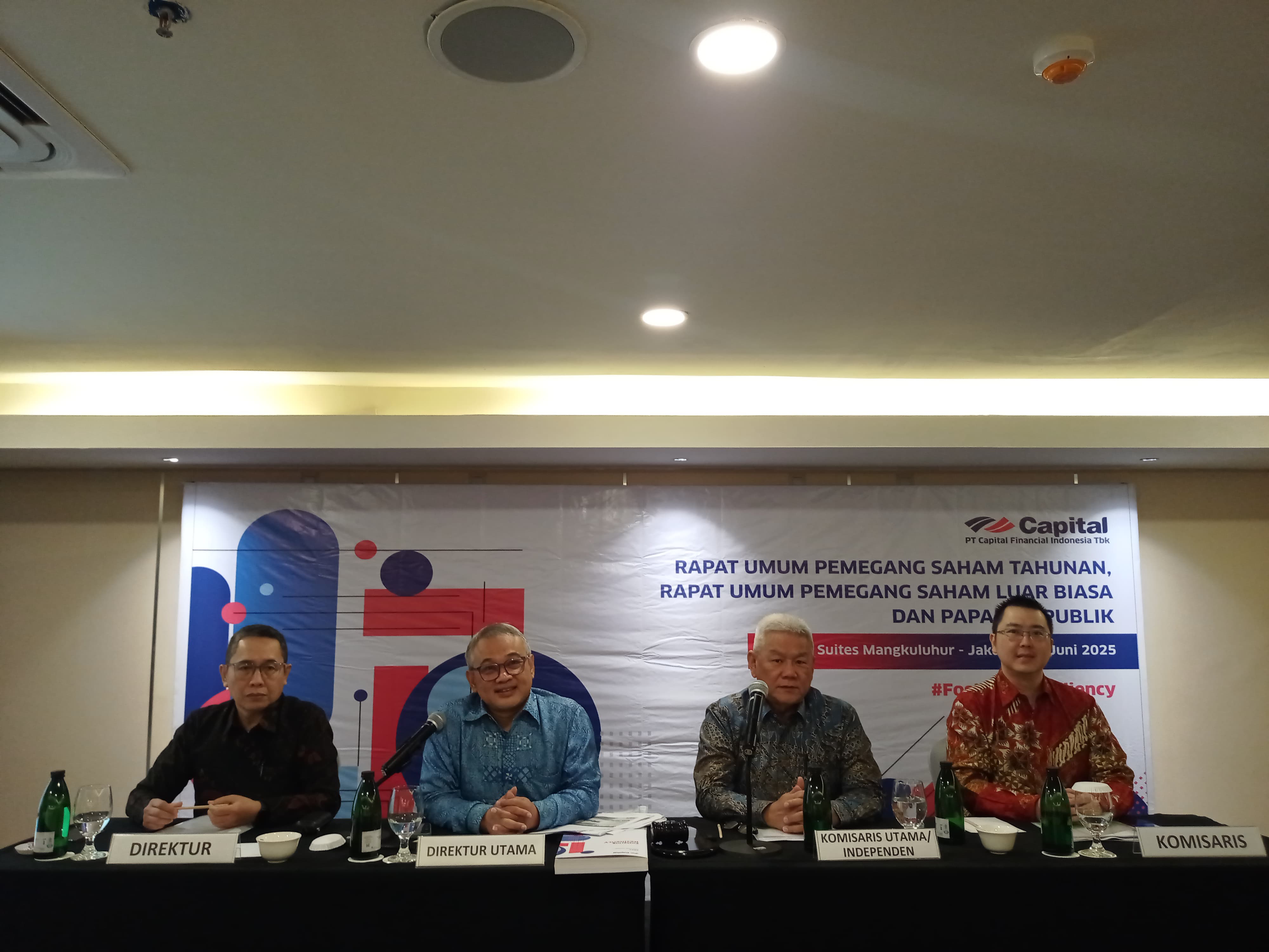 Public Expose PT Capital Financial Indonesia Tbk (CASA) yang digelar di Jakarta, Rabu (25/6/2025). Dok. Ist. Tahun 2025, CASA Optimis Capai Pertumbuhan Pendapatan Rp7,87 Triliun