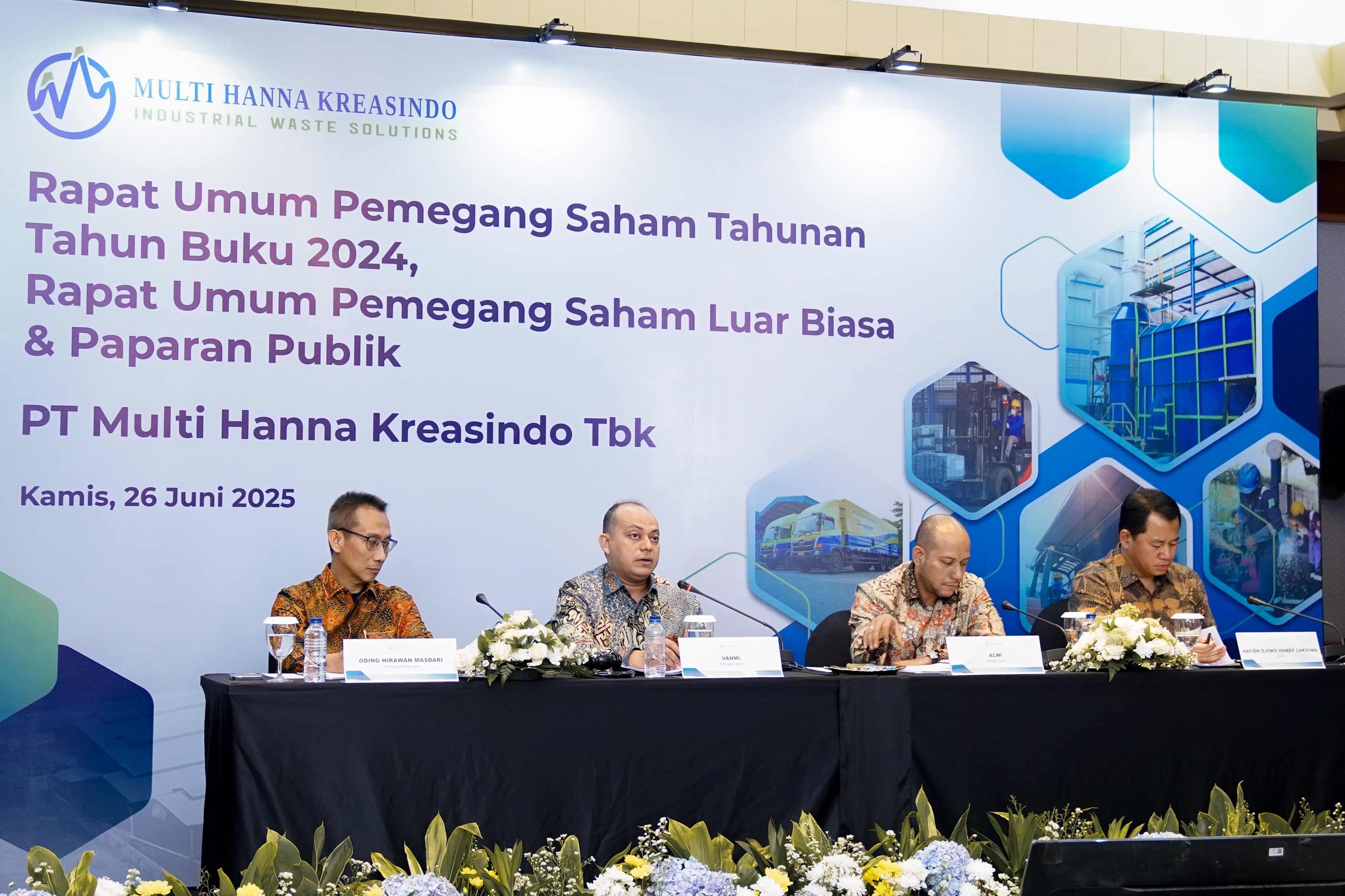 Rapat Umum Pemegang Saham Multi Hanna Kreasindo (MHKI) umumkan dividen 25 persen dari laba 2024. DOK/ISTIMEWA Multi Hanna Kreasindo (MHKI) Tebar Dividen 25 Persen dari Laba 2024