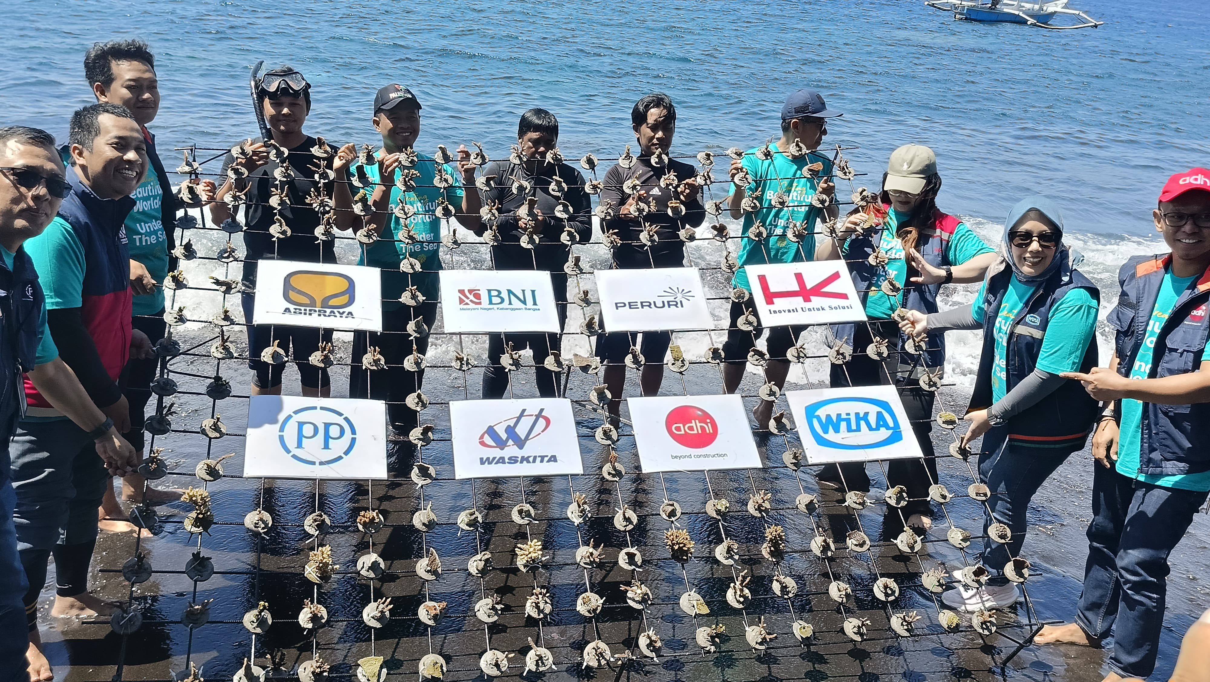 PTPP dan 7 BUMN Lain Dukung SDGs dengan Lestarikan Ekosistem Laut