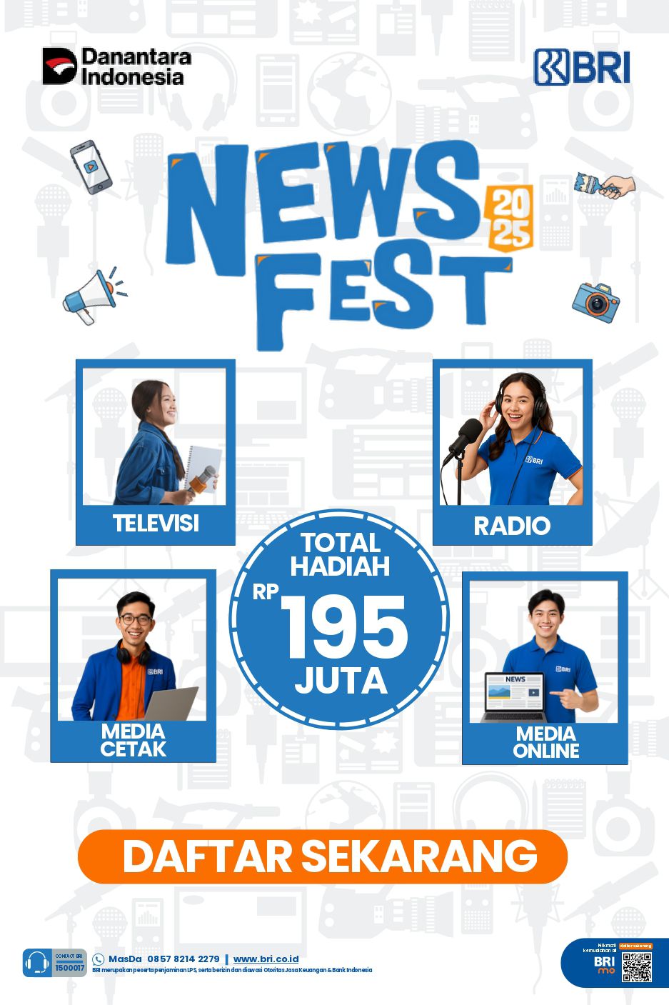 BRI (BBR) Jaring Karya Jurnalistik Inspiratif Melalui News Fest 2025