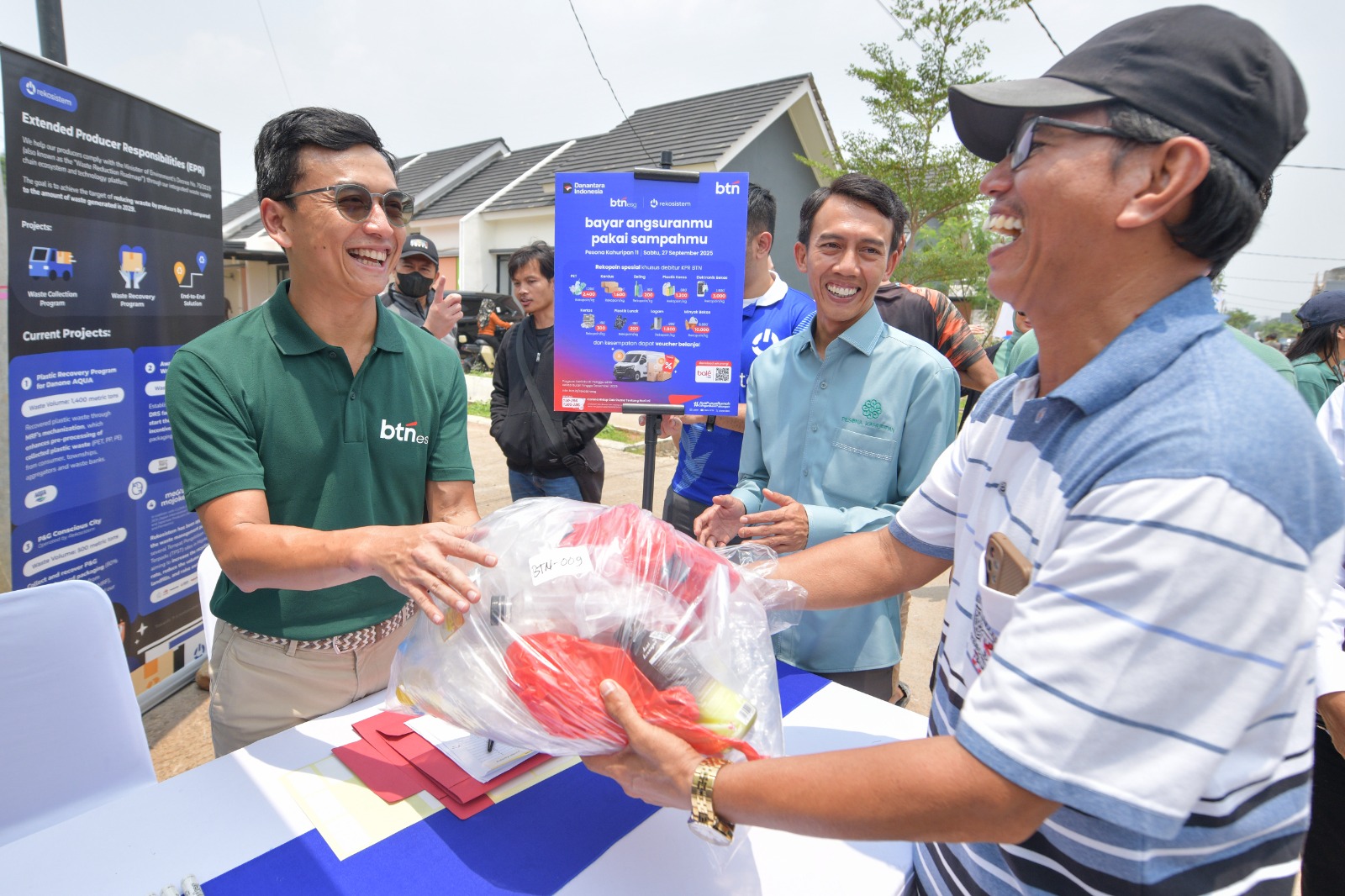 Pertama! BBTN Luncurkan Inovasi Kurangi Angsuran Rumah dengan Sampah 