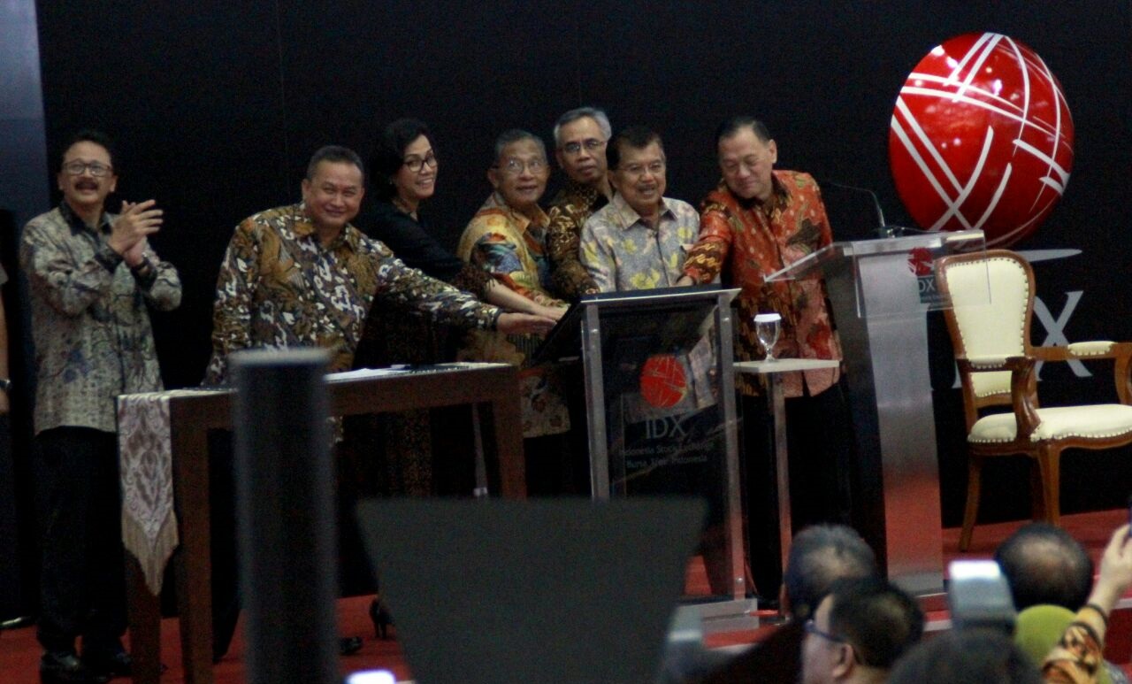 Buka Perdagangan Saham 2018, Wapres Jusuf Kalla Minta Dana di Pasar Modal Disalurkan ke Sektor Riil