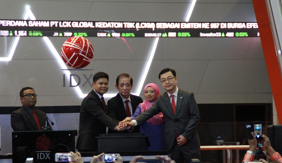 Emiten Pertama 2018, LCK Global Resmi Catatkan Sahamnya di BEI