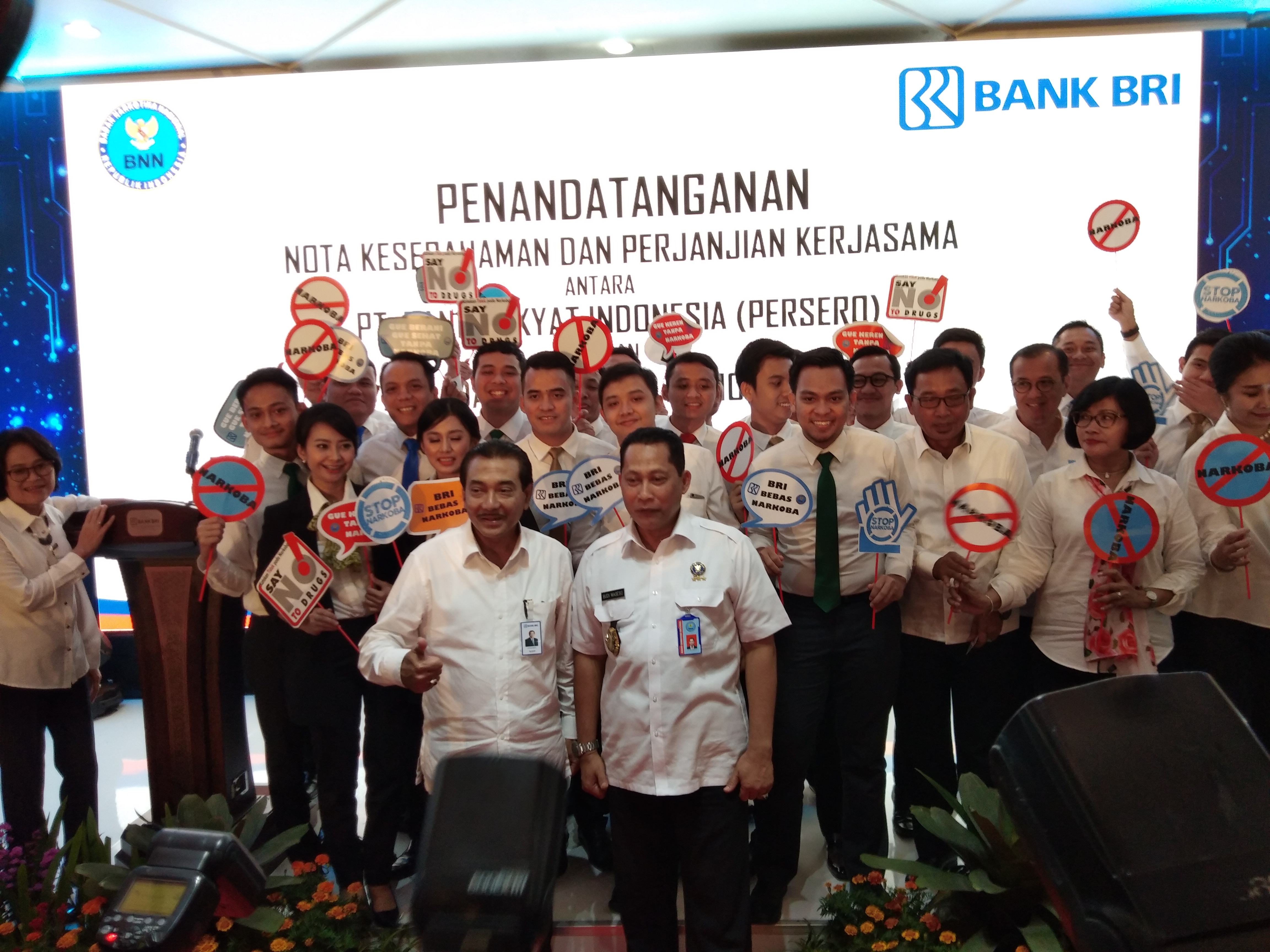 Bank BRI dan BNN Jalin Komitmen Memberantas Narkoba