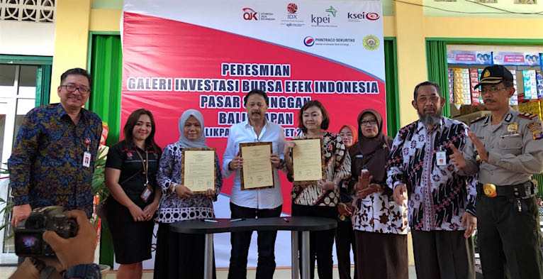 Lagi, BEI Resmikan Galeri Investasi di Pasar Tradisional